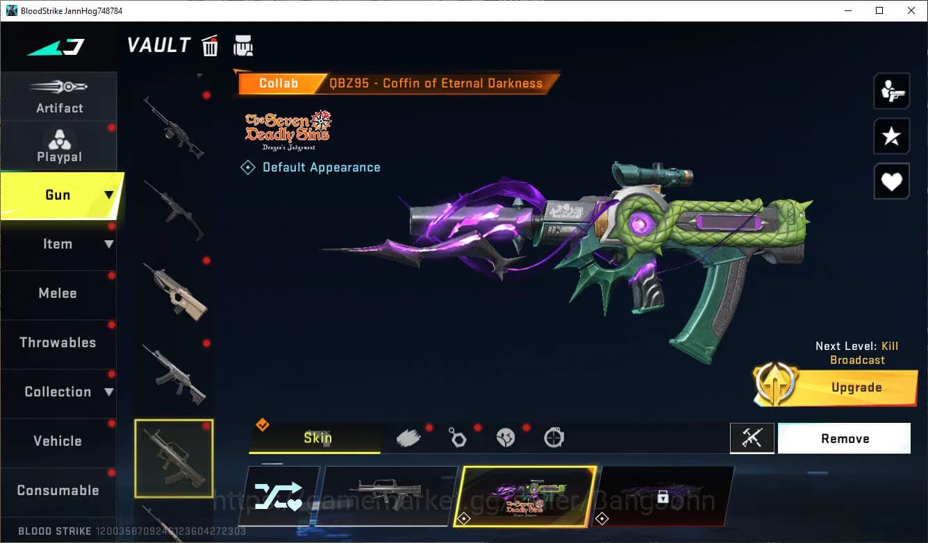 Blood Strike Accounts ASIA|COLLAB=AK47,M700,QBZ96|ULTRA=KRAKEN,ETMAN|MOR image 6