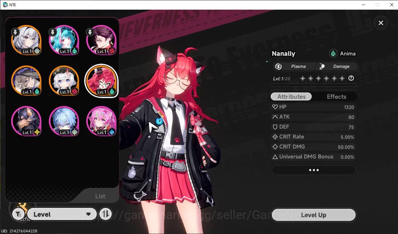 Neverness to Everness Accounts GLOBAL NA |HL 3| 3 SSR Limited [Nanally,Sakiri,Jiu image 1