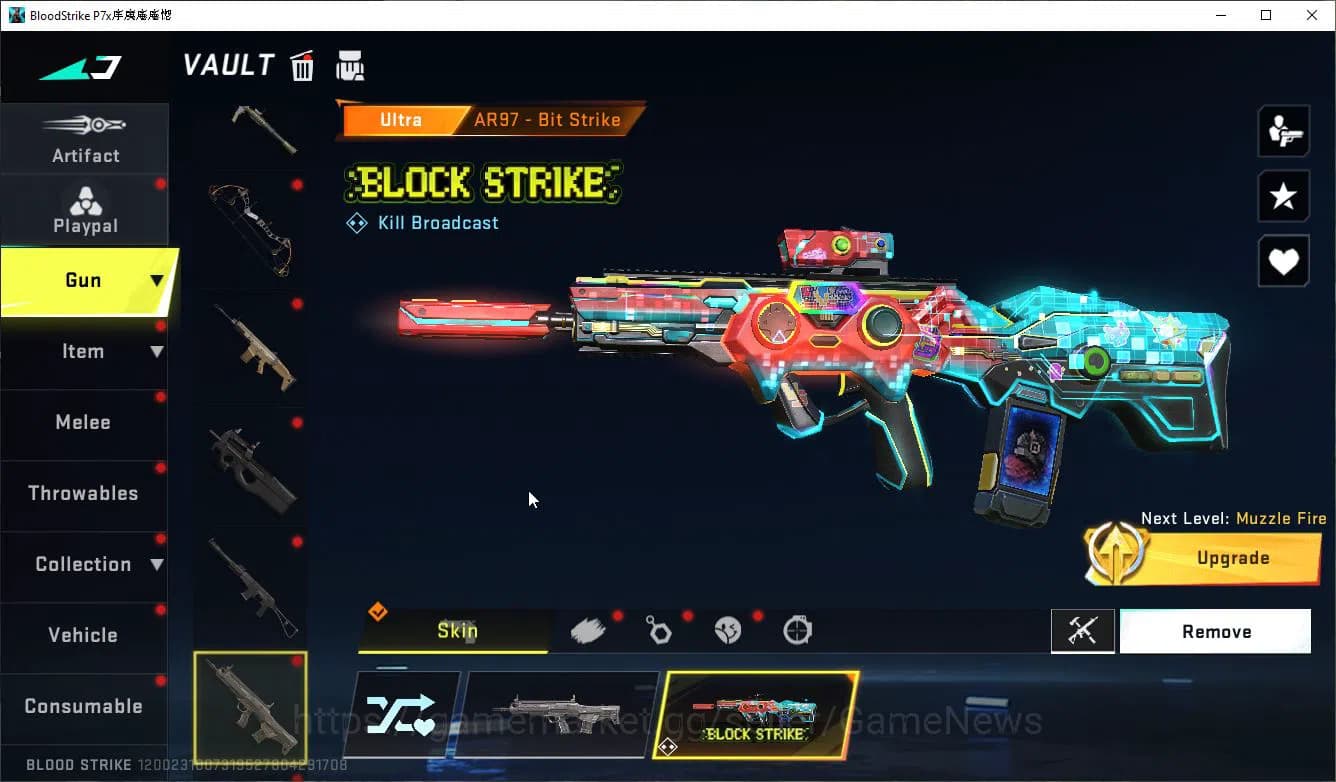 Blood Strike Accounts ASIA|ETERNAL Lv2 MP7-Burning+Collab 7DS(Lucian-Dem image 11