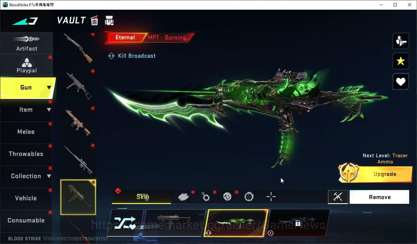 Blood Strike Accounts ASIA|ETERNAL Lv2 MP7-Burning+Collab 7DS(Lucian-Dem image 17