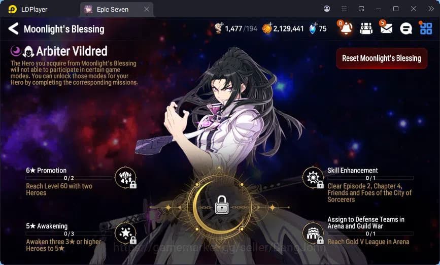 Epic Seven Accounts Global Unverif | 3ML | Vildred | Veronika | Angeli image 2