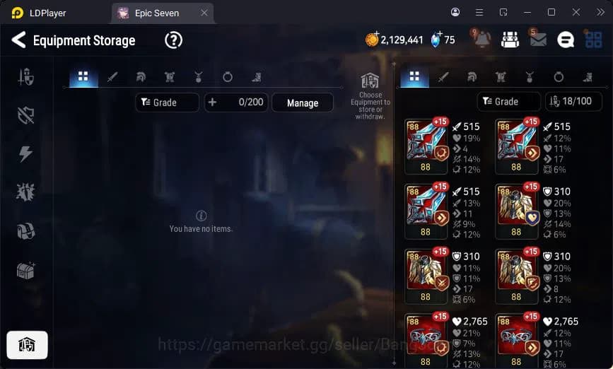 Epic Seven Accounts Global Unverif | 3ML | Vildred | Veronika | Angeli image 7