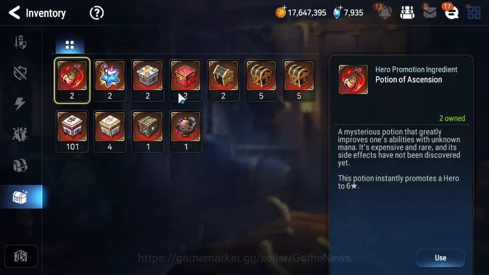 Epic Seven Accounts GLOBAL UNVERIF|New Era|6 ML(Salome,LOT Scales,NM L image 3