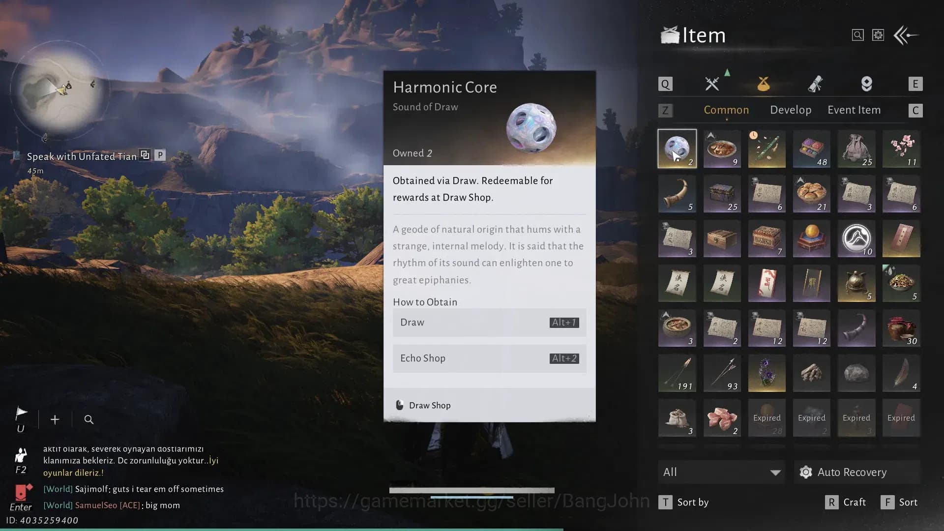 Where Winds Meet Accounts Global | 2 Harmonic Core | MC Female | Starter LVL image 8