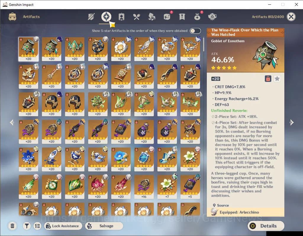 Genshin Impact Accounts ASIA|AR 55|7 Limited +6(*5Weapon)|[Neuvillate,Nahi image 5