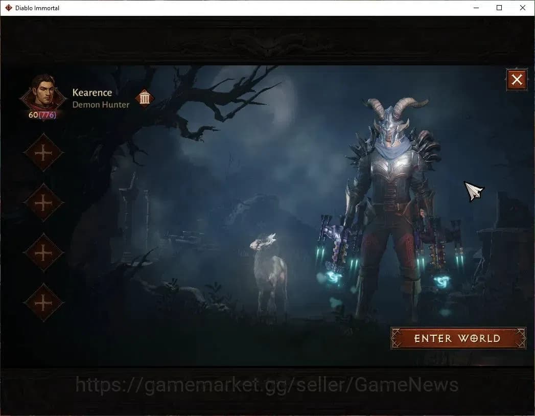 Diablo Immortal Accounts NA- Chains Of Honor|CS ON|Lv60(776)|Demon Hunter|C image 1