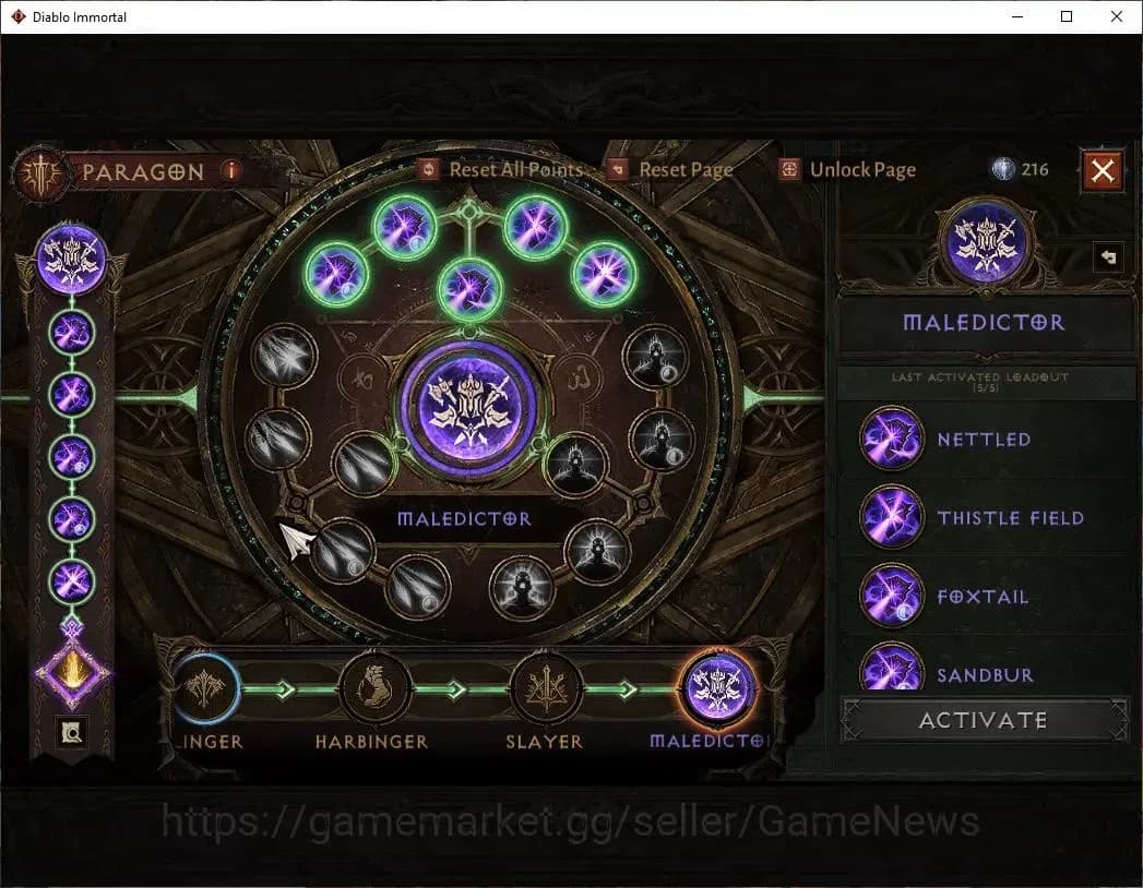 Diablo Immortal Accounts NA- Chains Of Honor|CS ON|Lv60(776)|Demon Hunter|C image 9
