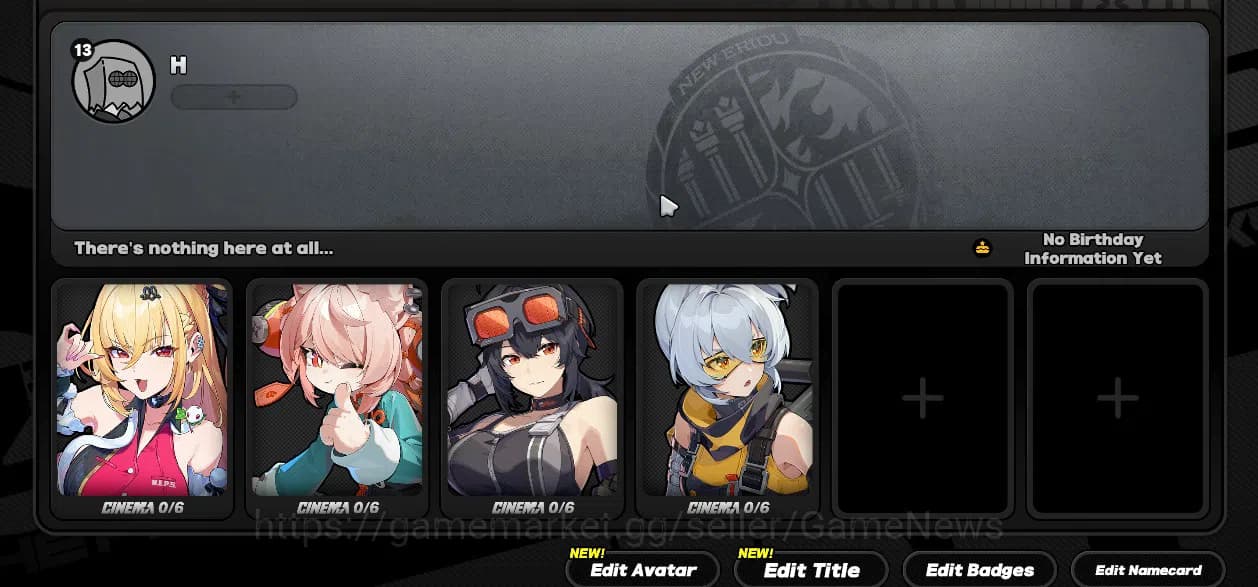 Zenless Zone Zero Accounts ASIA IK 13|Starter S1 Prologue|2 Limited [Cissia,Z image 6