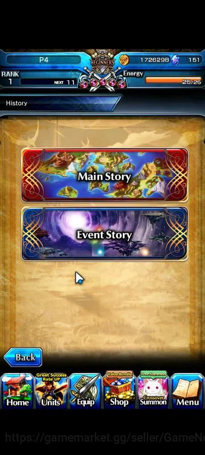 Grand Summoners Accounts Global|Rank 1|Starter|9 Ascend|ChloeTW,S Chloe,S M image 8