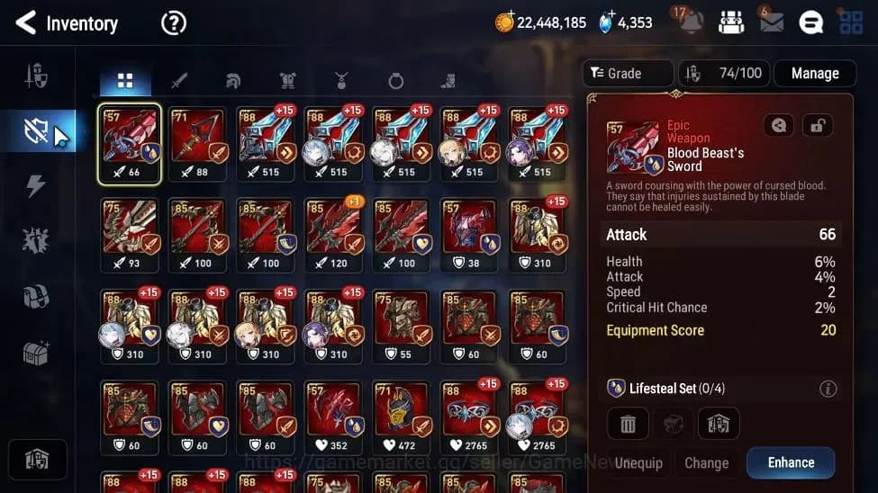 Epic Seven Accounts GLOBAL Unverif|New Era|5 ML(Salome,DD Ray,LR Krau, image 9