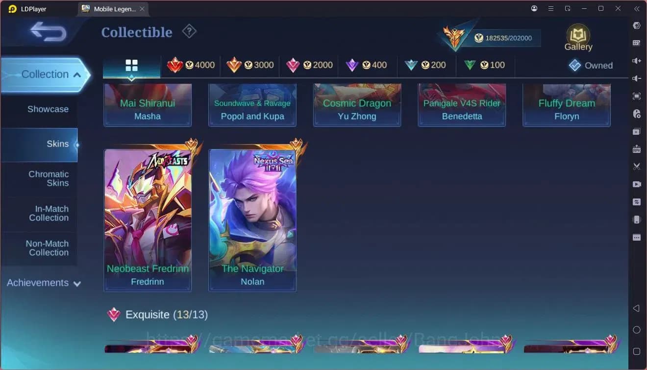 Mobile Legends: Bang Bang Accounts GLOBAL Hero 132 Skin 462|Legend freya|Allstar mosk image 1