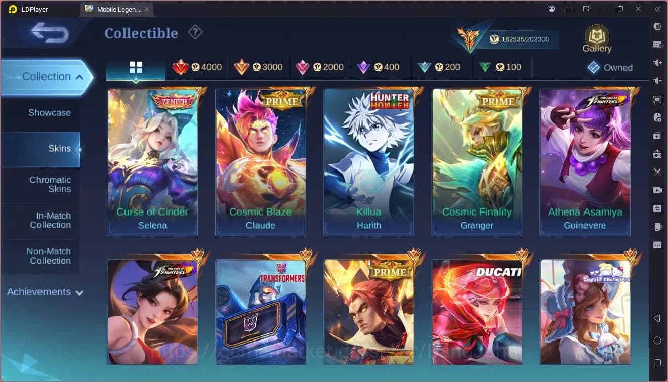 Mobile Legends: Bang Bang Accounts GLOBAL Hero 132 Skin 462|Legend freya|Allstar mosk image 3