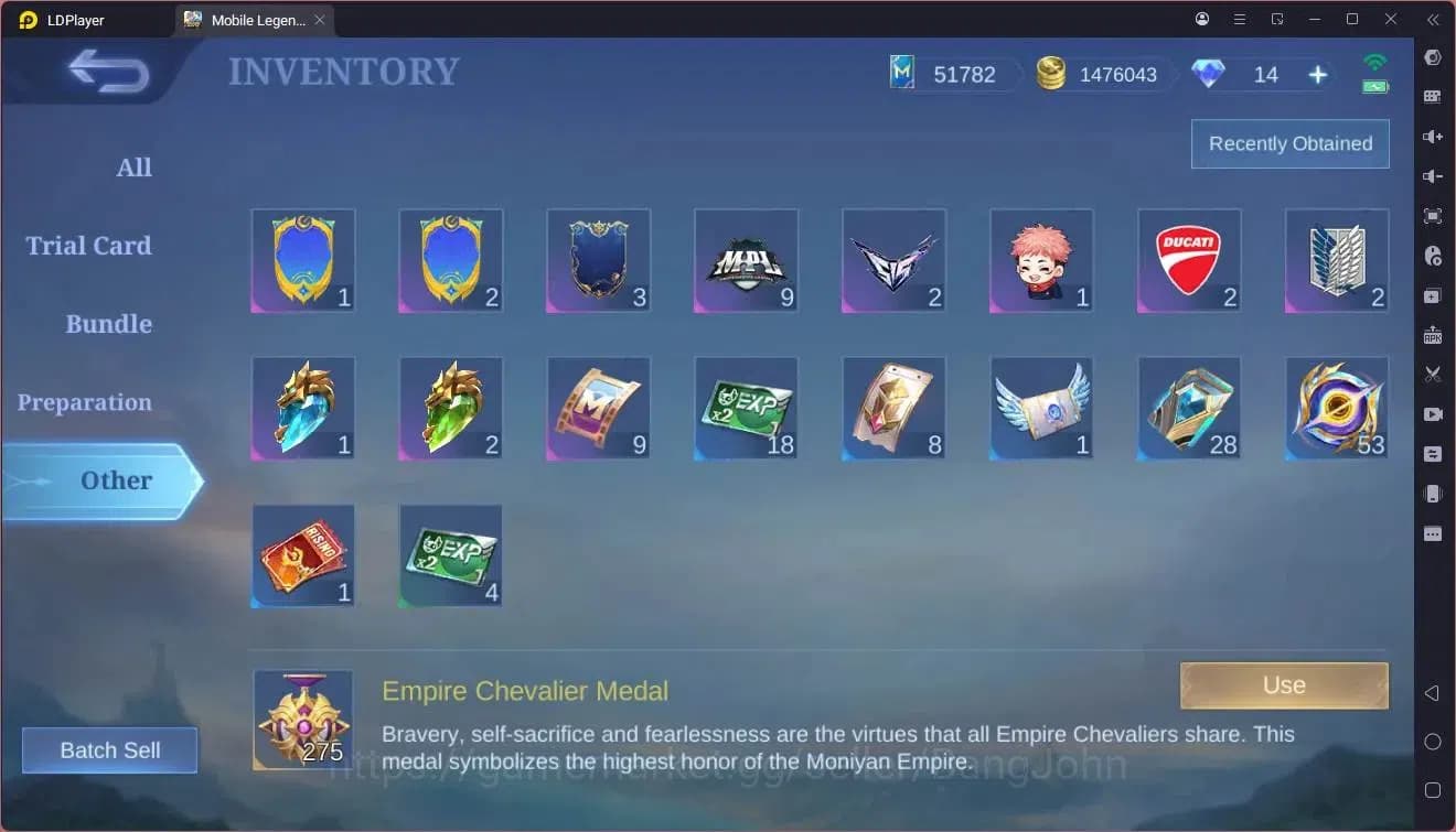 Mobile Legends: Bang Bang Accounts GLOBAL Hero 132 Skin 462|Legend freya|Allstar mosk image 6