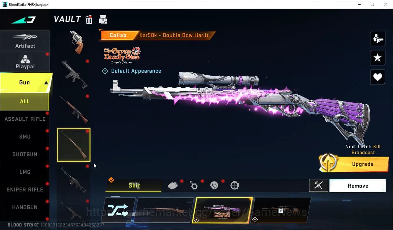 Blood Strike Accounts ASIA|Collab 7DS (Emma-Elizabeth,AK47-Rhita,Karl98, image 10