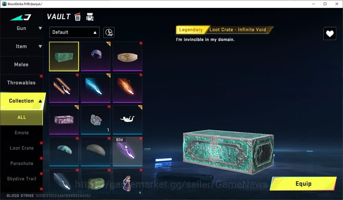 Blood Strike Accounts ASIA|Collab 7DS (Emma-Elizabeth,AK47-Rhita,Karl98, image 14