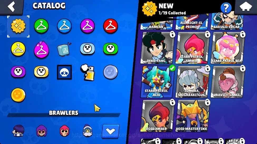 Brawl Stars Accounts 1238 Trophy|17 Brawlers 1 Max Lv (Edgar)|3 Myth(Po image 14