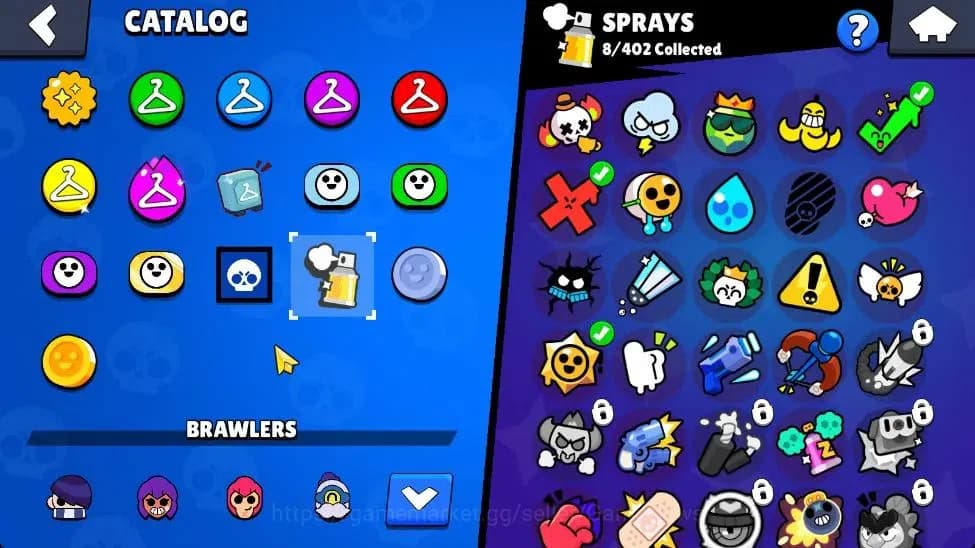 Brawl Stars Accounts 1238 Trophy|17 Brawlers 1 Max Lv (Edgar)|3 Myth(Po image 16