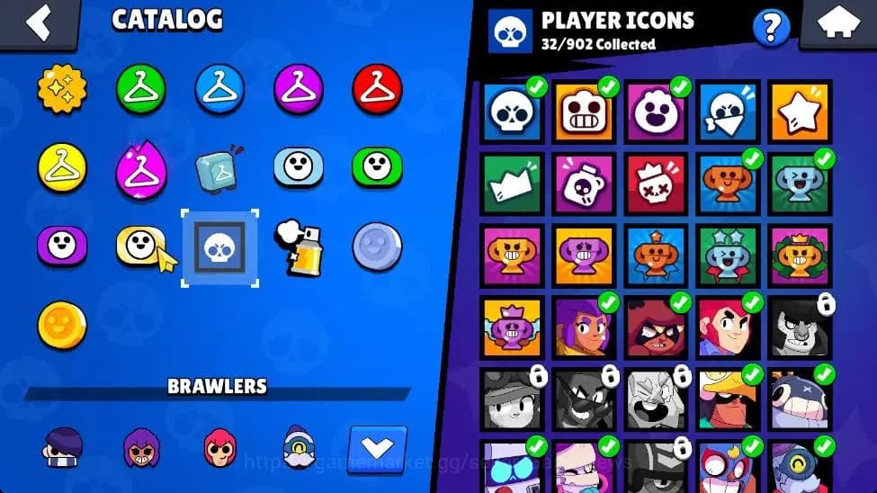 Brawl Stars Accounts 1238 Trophy|17 Brawlers 1 Max Lv (Edgar)|3 Myth(Po image 17