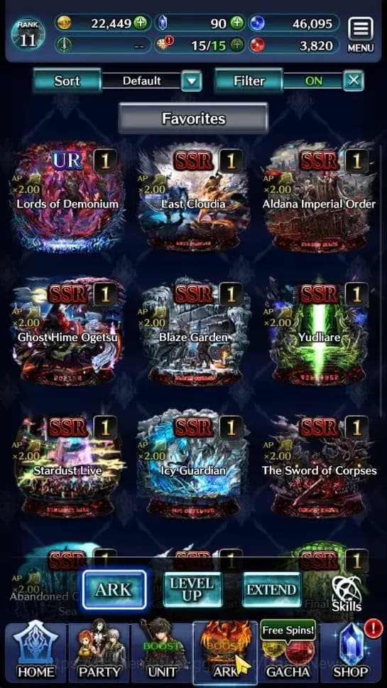 Last Cloudia Accounts GLOBAL|Rank 11|Top Tier Unit [Demon Lord Judecca-S image 4