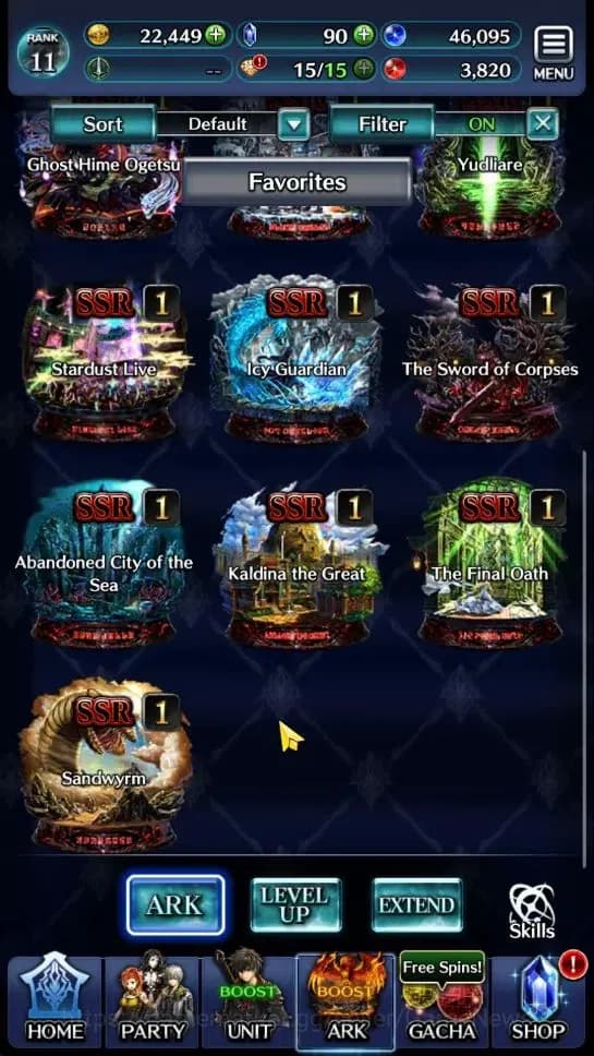 Last Cloudia Accounts GLOBAL|Rank 11|Top Tier Unit [Demon Lord Judecca-S image 5