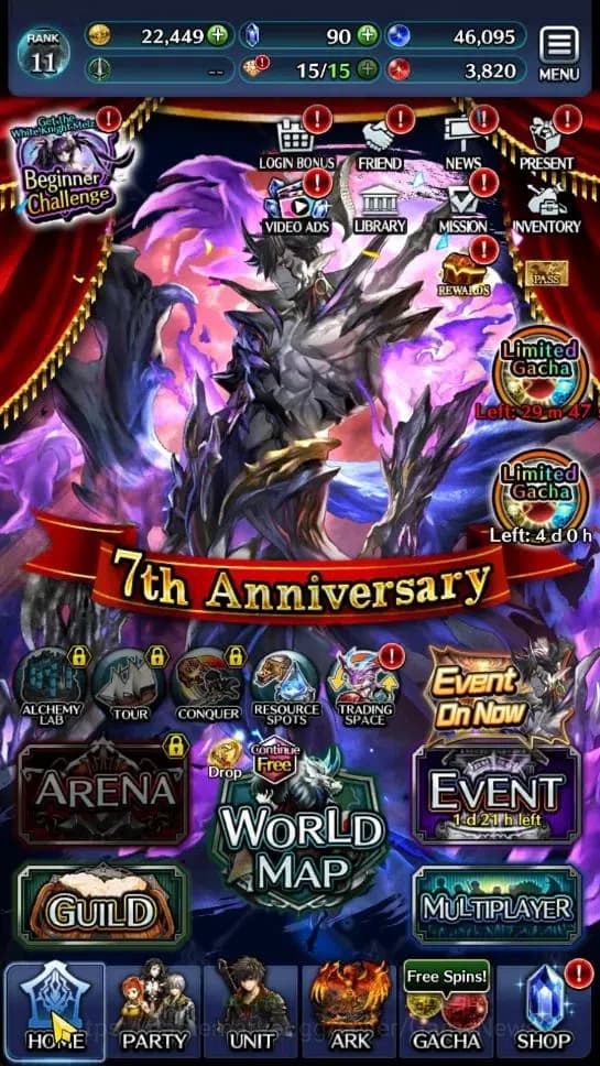 Last Cloudia Accounts GLOBAL|Rank 11|Top Tier Unit [Demon Lord Judecca-S image 7