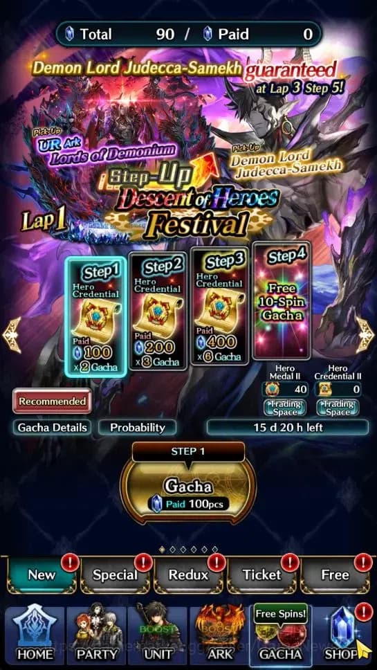 Last Cloudia Accounts GLOBAL|Rank 11|Top Tier Unit [Demon Lord Judecca-S image 8