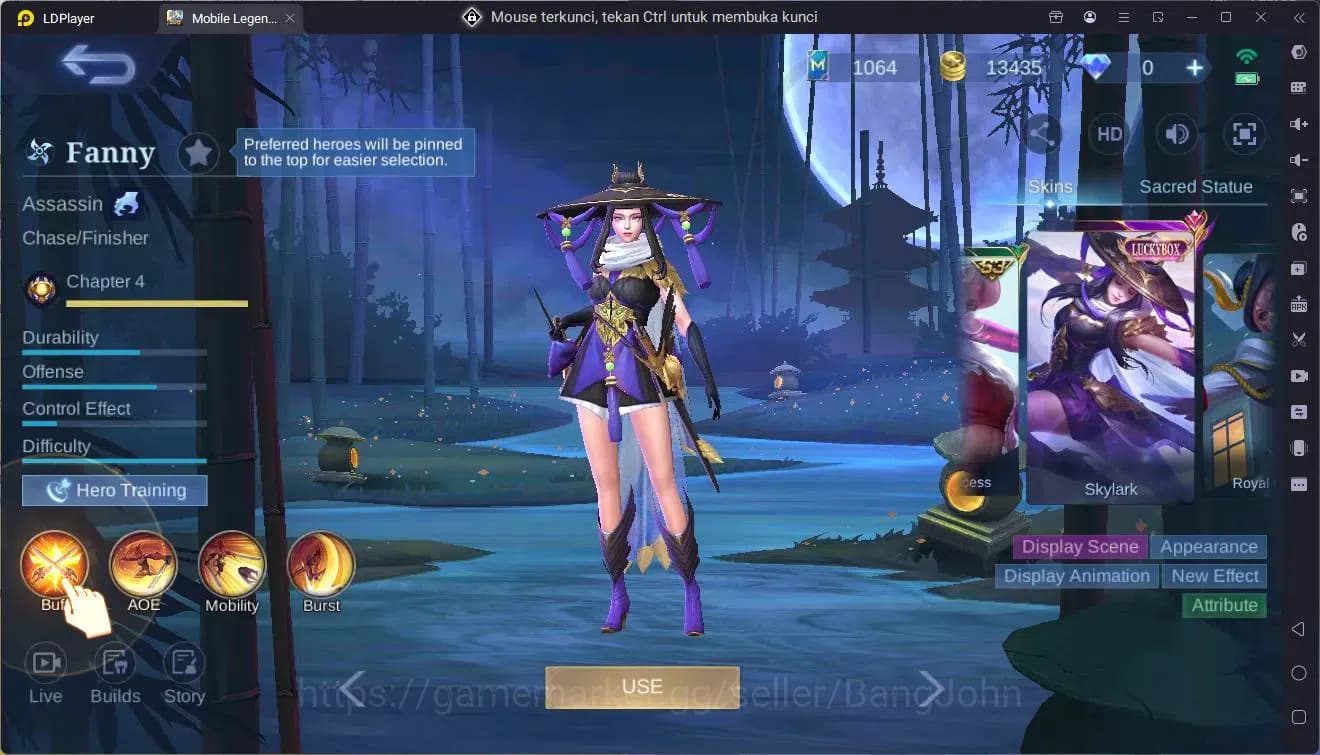 Mobile Legends: Bang Bang Accounts Global|Hero 106|Skin 182|Renowned|Transformers Rog image 5