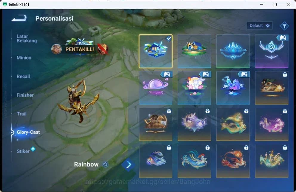 Honor of Kings Accounts GLOBAL|50HR|32SK|JJK=GARO|EPIC=MOZI,GAO CHANGGONG, image 10