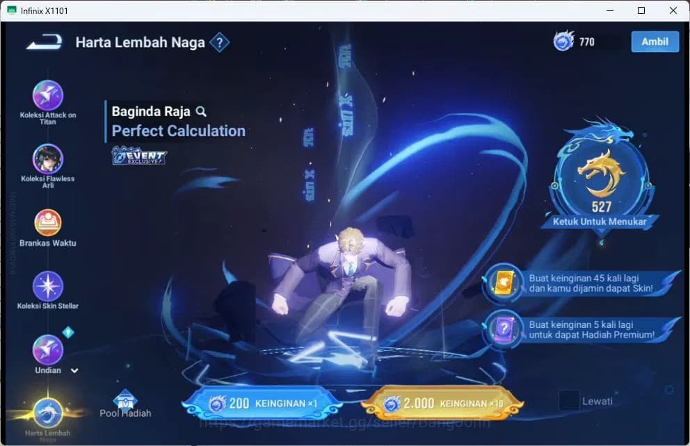 Honor of Kings Accounts GLOBAL|50HR|32SK|JJK=GARO|EPIC=MOZI,GAO CHANGGONG, image 6