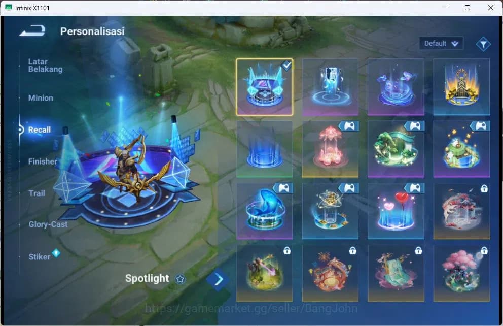 Honor of Kings Accounts GLOBAL|50HR|32SK|JJK=GARO|EPIC=MOZI,GAO CHANGGONG, image 7