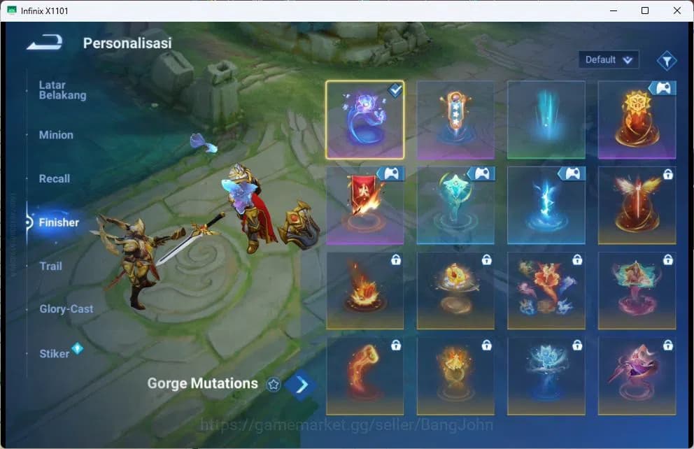 Honor of Kings Accounts GLOBAL|50HR|32SK|JJK=GARO|EPIC=MOZI,GAO CHANGGONG, image 8