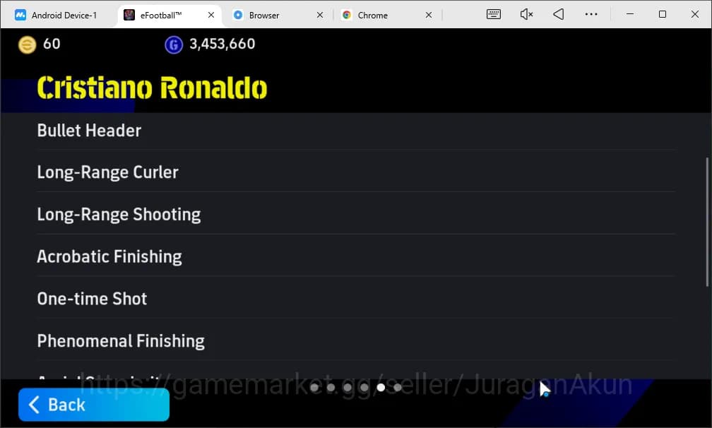 eFootball Accounts Mobile|PES 2026|BigTime Cristiano Ronaldo Bullet H image 2