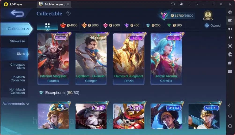 Mobile Legends: Bang Bang Accounts GLOBAL Hero 132 Skin 243|Star Hayabusa|Valentine F image 11
