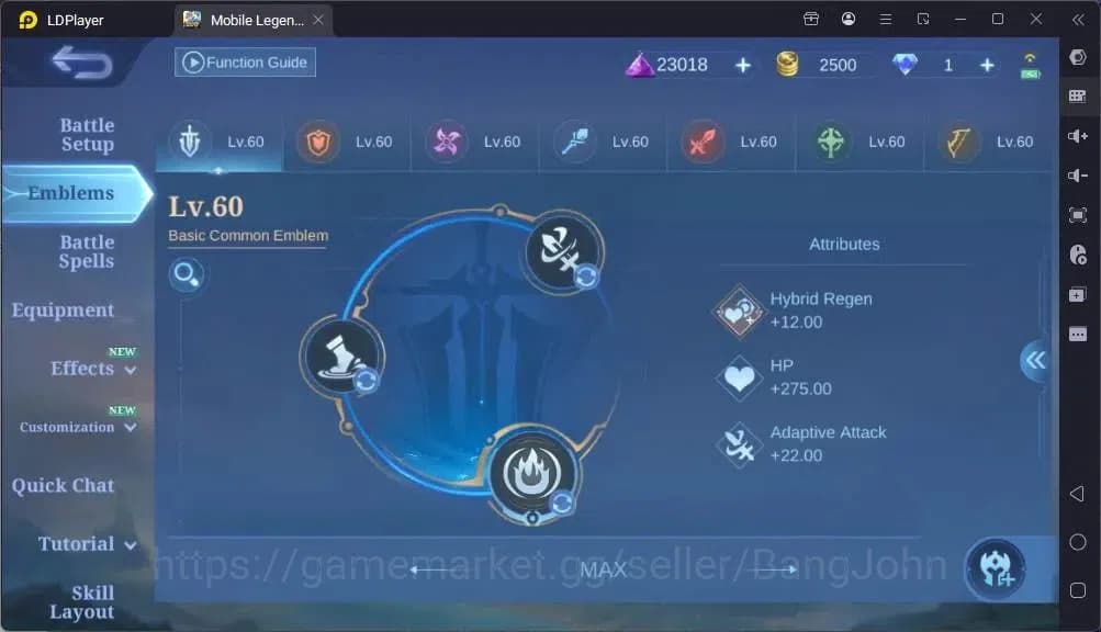Mobile Legends: Bang Bang Accounts GLOBAL Hero 132 Skin 243|Star Hayabusa|Valentine F image 6