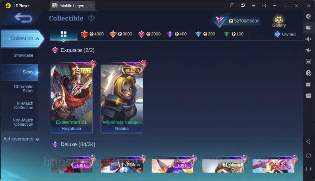 Mobile Legends: Bang Bang Accounts GLOBAL Hero 132 Skin 243|Star Hayabusa|Valentine F image 7