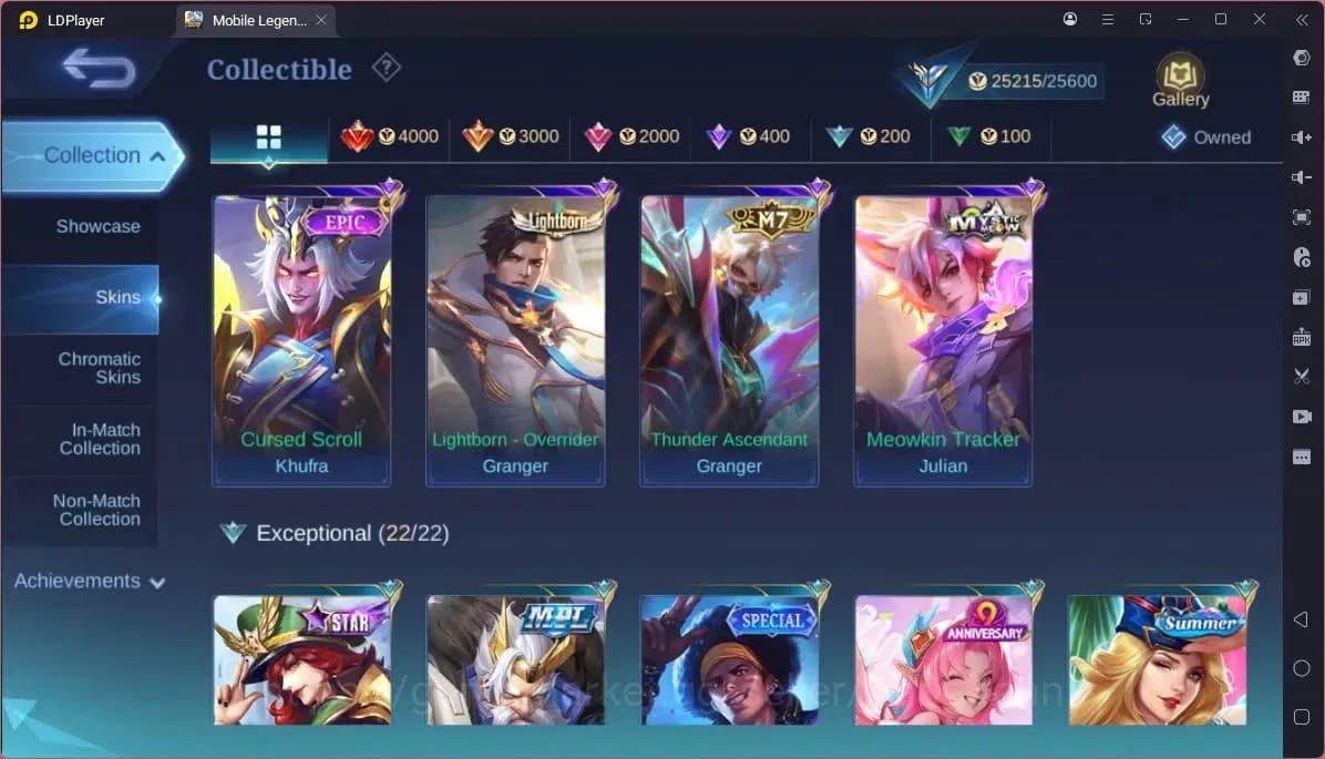 Mobile Legends: Bang Bang Accounts GLOBAL Hero 52 Skin 112|Sanrio Floryn|Meowkin Hunt image 1