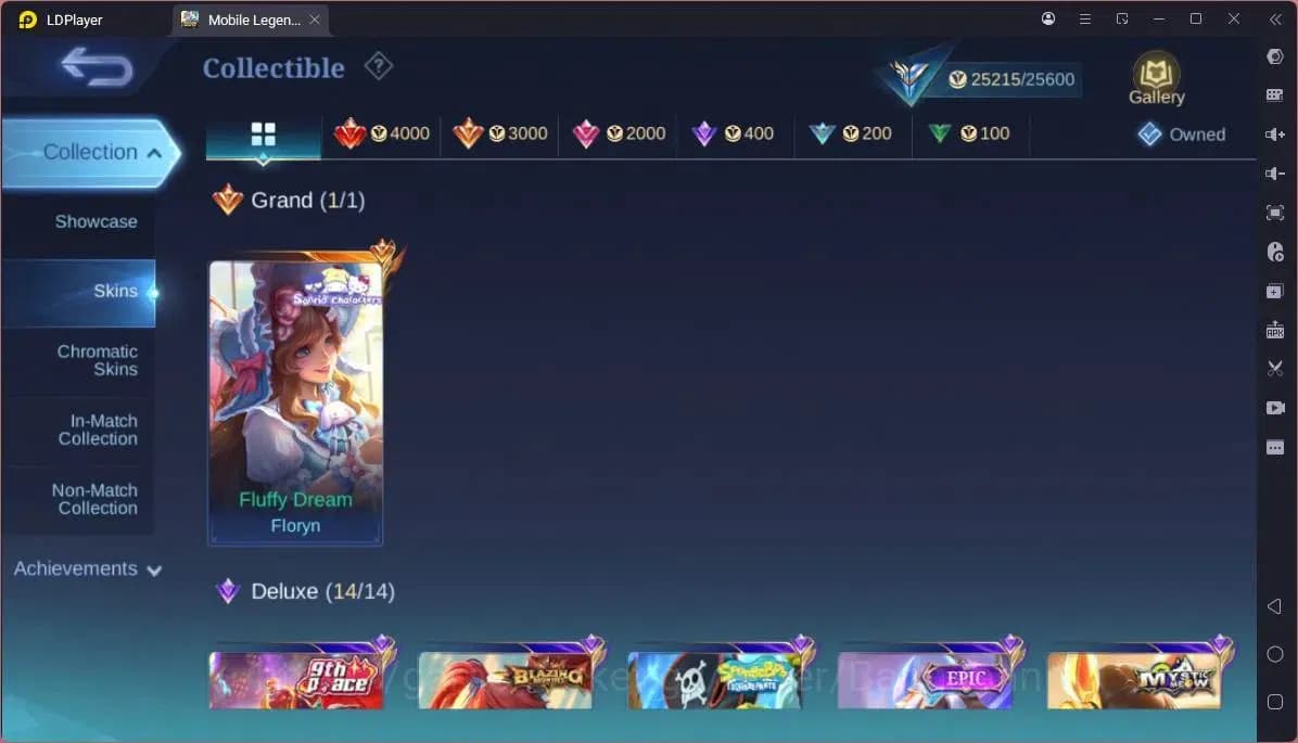 Mobile Legends: Bang Bang Accounts GLOBAL Hero 52 Skin 112|Sanrio Floryn|Meowkin Hunt image 4