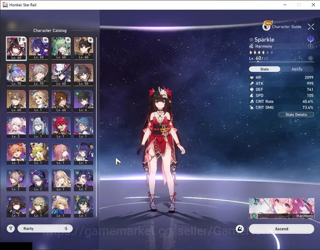 Honkai Star Rail Accounts Asia |TL 52|6 Limited|Ashveil+Sign,SW 999,Huohuo,S image 4
