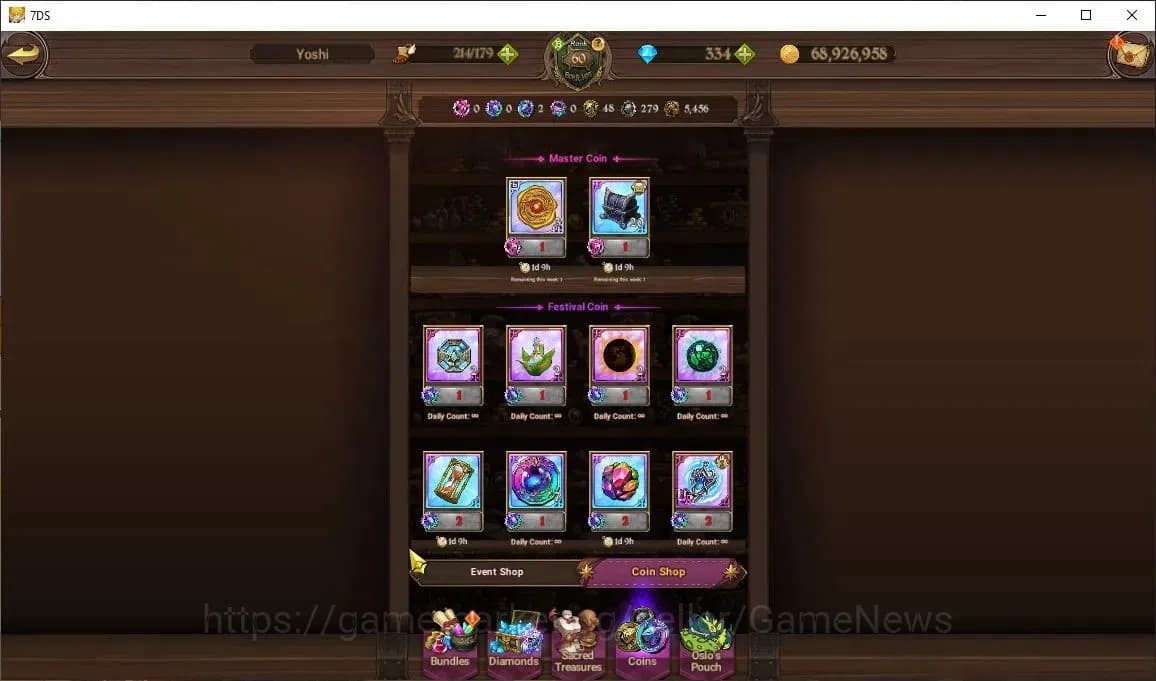 The Seven Deadly Sins: Grand Cross Accounts Asia|3M CC|334 DM|3 LR+4 UR+Collab ReZero|Helbram, image 13