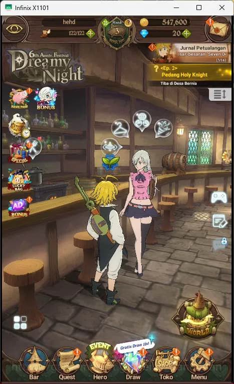 The Seven Deadly Sins: Grand Cross Accounts ASIA| Starter| 256K CC| Merlin&ESca, DKM, Ellate| image 1