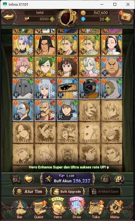 The Seven Deadly Sins: Grand Cross Accounts ASIA| Starter| 256K CC| Merlin&ESca, DKM, Ellate| image 3