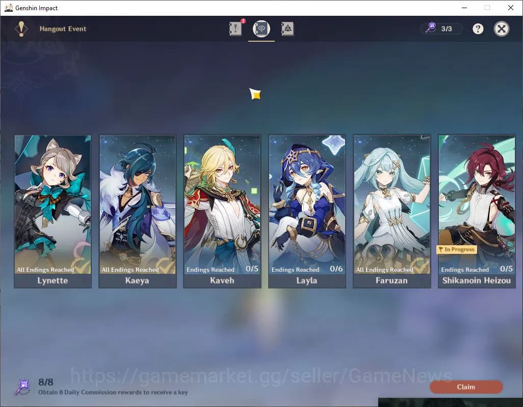 Genshin Impact Accounts Asia|AR 59|11 Limited +8(*5WEP)|(Neuvillette+Skin, image 16