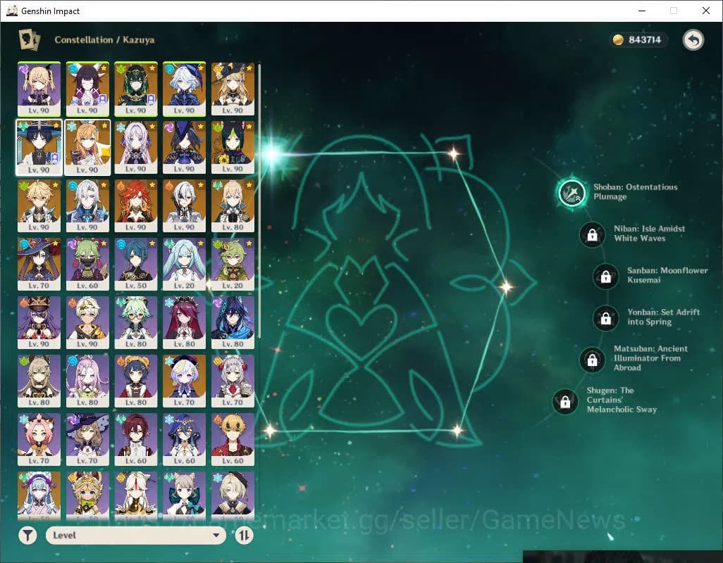 Genshin Impact Accounts Asia|AR 59|11 Limited +8(*5WEP)|(Neuvillette+Skin, image 3