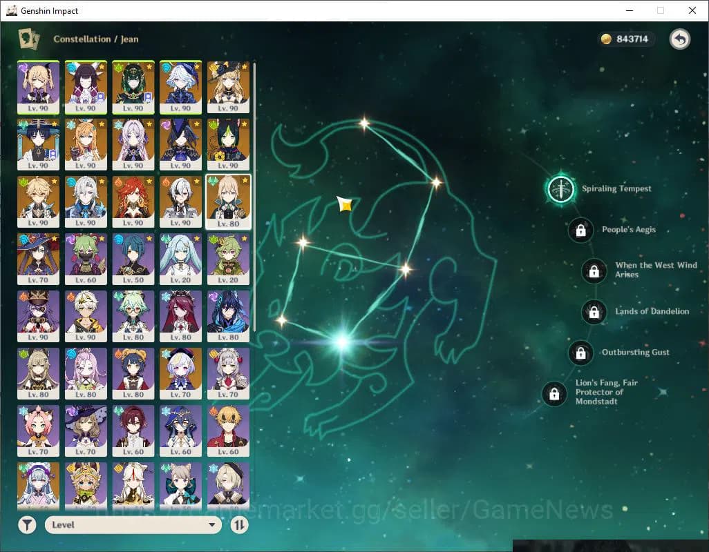 Genshin Impact Accounts Asia|AR 59|11 Limited +8(*5WEP)|(Neuvillette+Skin, image 5