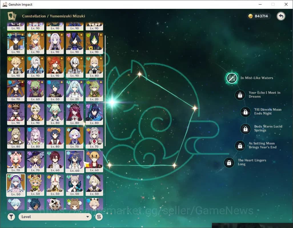 Genshin Impact Accounts Asia|AR 59|11 Limited +8(*5WEP)|(Neuvillette+Skin, image 6