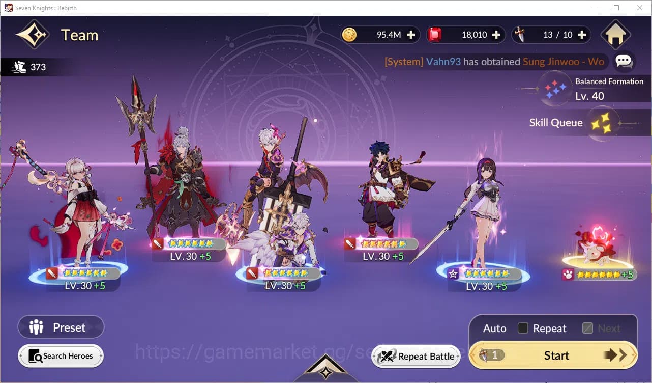 Seven Knights Re:Birth Accounts GLOBAL SEA ENDGAME| Full 5 Ex-7k & 34 TC6+ (Yeonhe image 11