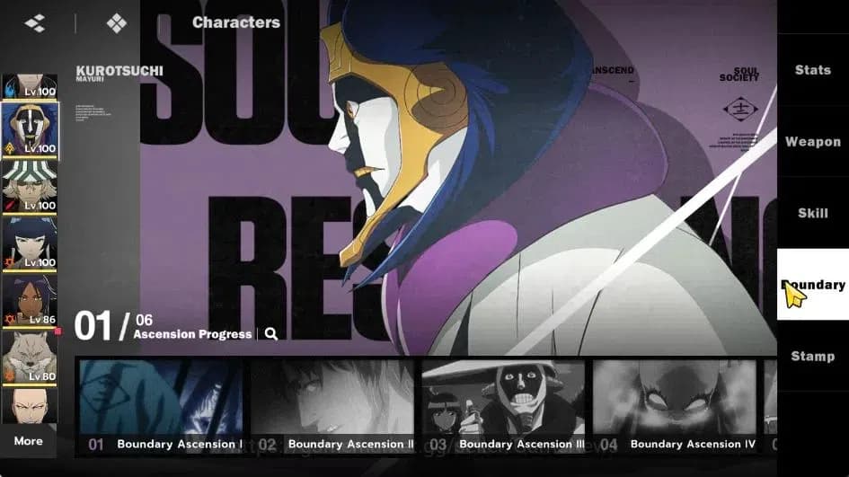 BLEACH: Soul Resonance Accounts NuverseSEA|LV 75|10 SSR [(Grimmjow,TosenB6,GinB4,A image 16