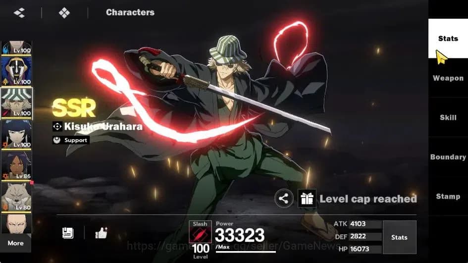 BLEACH: Soul Resonance Accounts NuverseSEA|LV 75|10 SSR [(Grimmjow,TosenB6,GinB4,A image 18