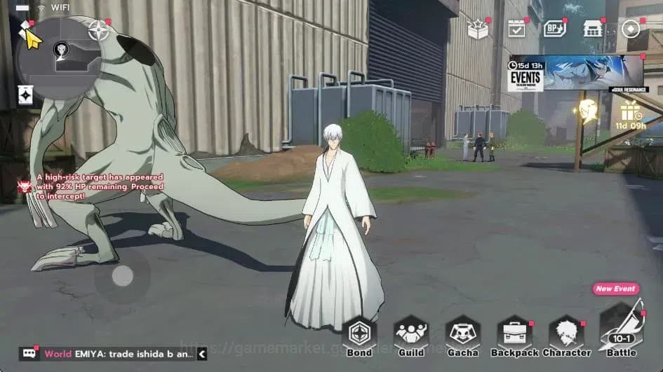 BLEACH: Soul Resonance Accounts NuverseSEA|LV 75|10 SSR [(Grimmjow,TosenB6,GinB4,A image 2