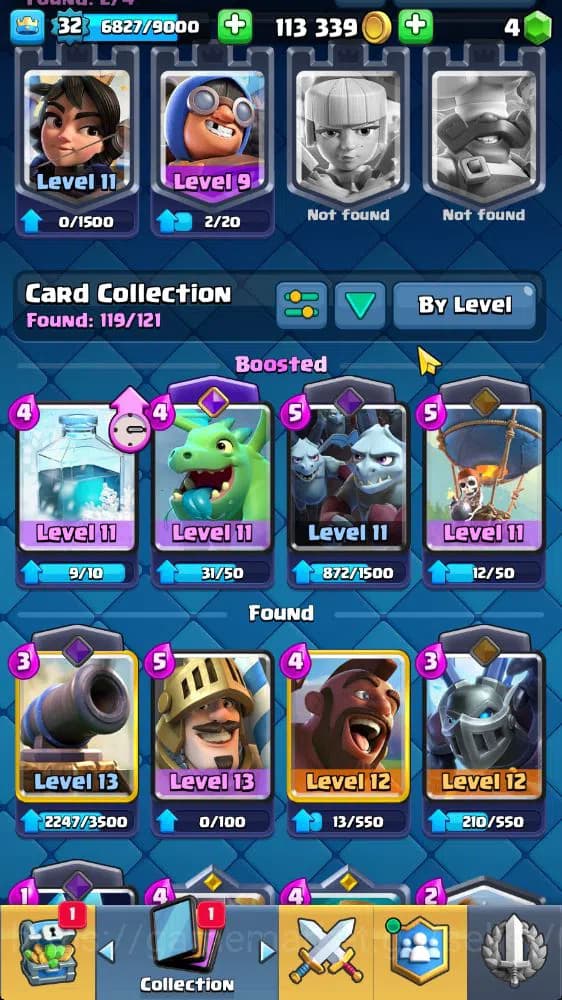 Clash Royale Accounts Lv 32|Trophy 6802|KTL 11|Limited Skin|Card 119|2 H image 13